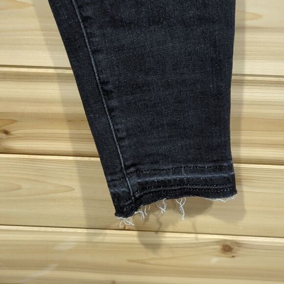 Abercrombie & Fitch Simone High Rise Super Skinny 4/27 Black Wash - Picture 4 of 10